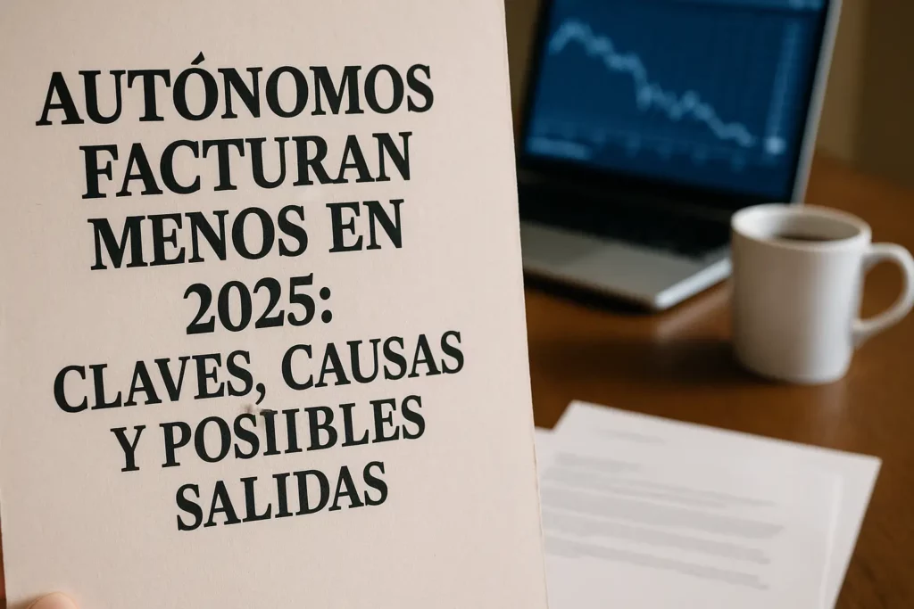 autonomos facturan menos en 2025