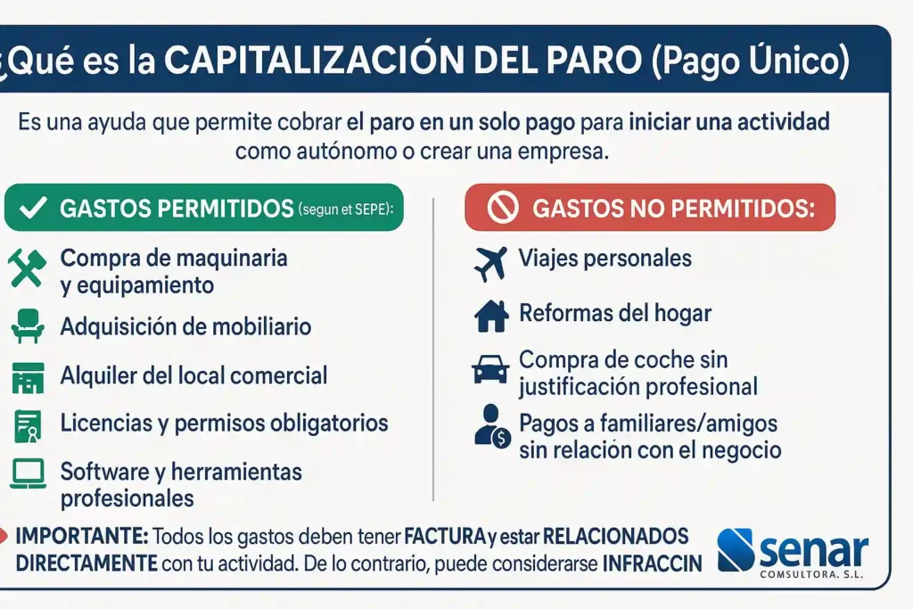 Qué es la Capitalización del paro y qué puedes hacer y qué no