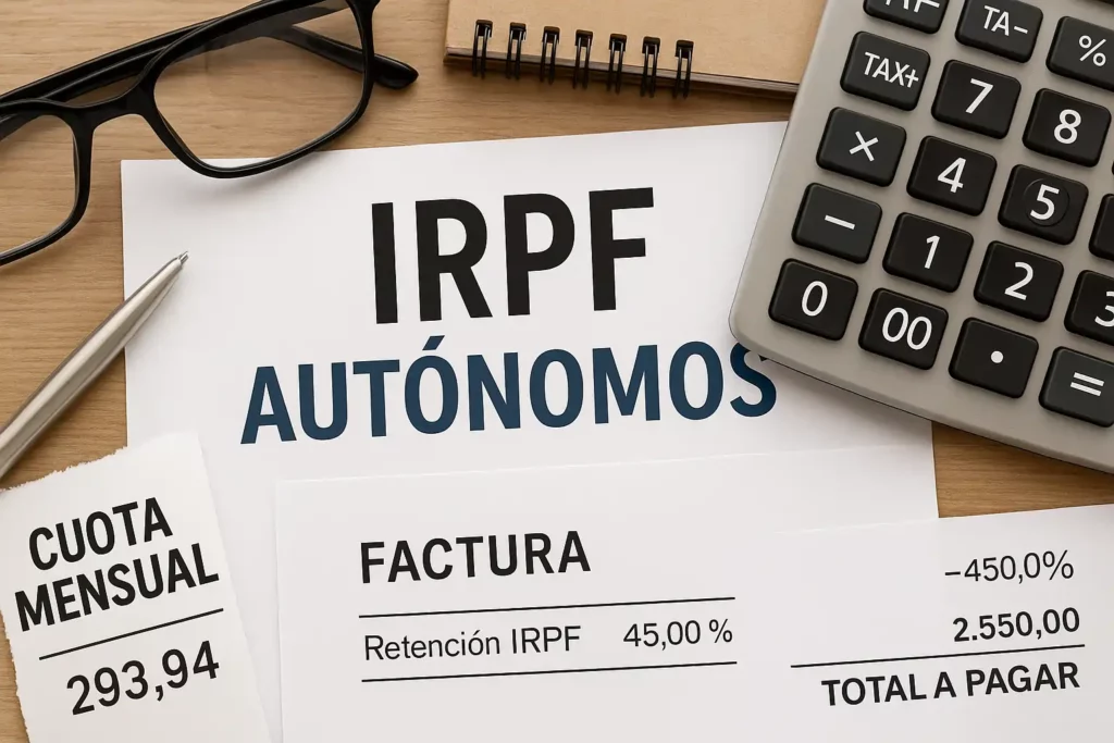 ¿Cómo funciona el IRPF para los autónomos?